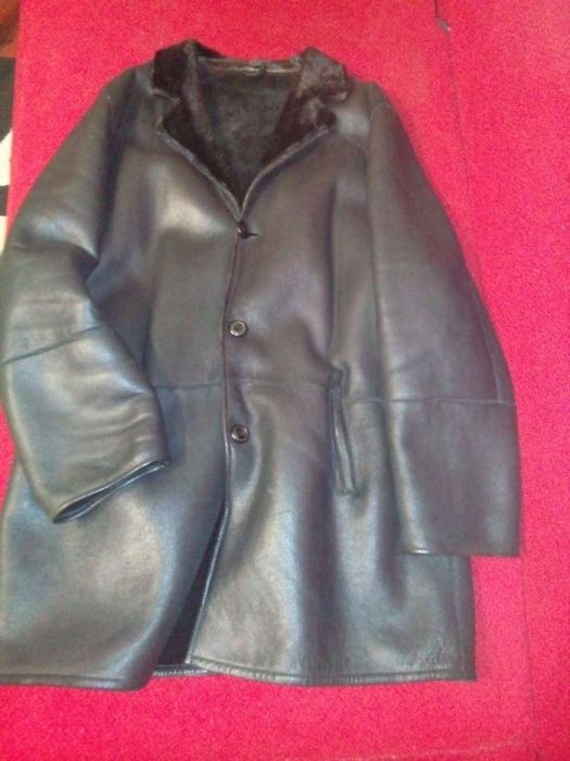 Настоящая Итальянская мужская дубленка