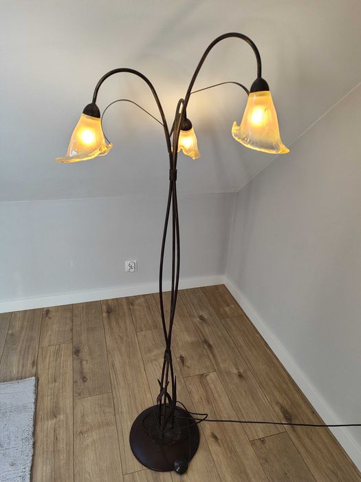 Lampa ozdobna pokojowa podłogowa stojąca