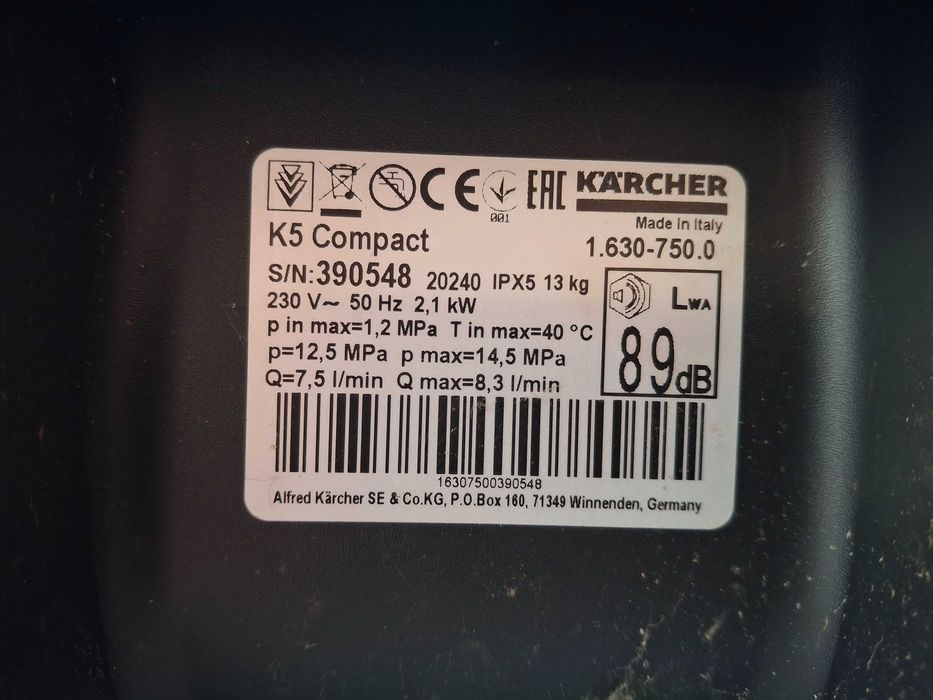 Karcher k5 compact из Германии мойка керхер высокого давления