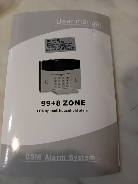 Sistema de Alarme de Segurança Doméstico GSM sem Fios