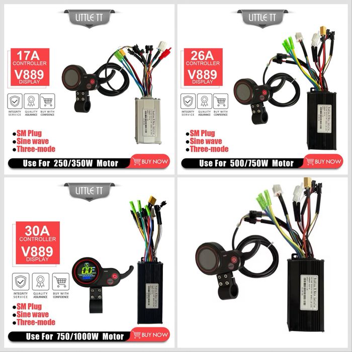 Комплект синусного контролера з дисплеєм V889 350-2000W