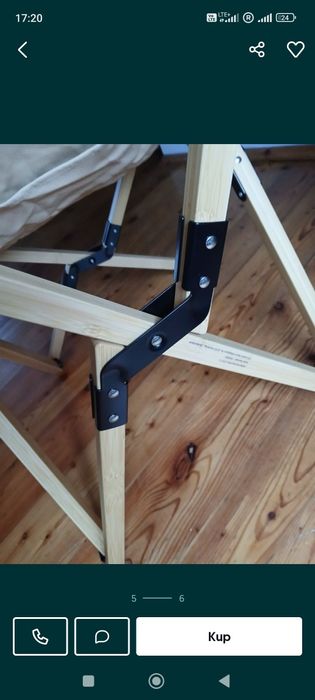 Leżak drewniany costwey solidny