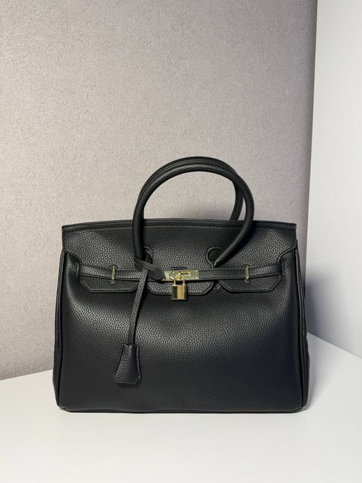 Сумка hermes birkin чорна 30x22х16