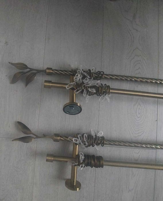 Каниз подвійний металевий