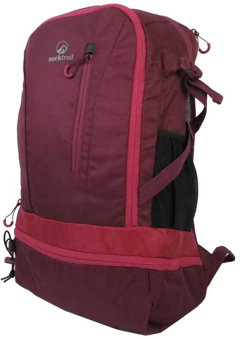 Рюкзак спортивний з дощовиком Rocktrail 25 л Бордовий