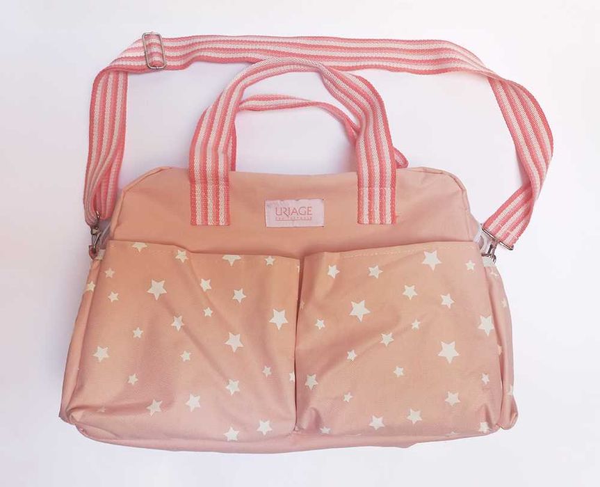 Mala Maternidade Bebé Mão Ombro tiracolo Rosa Uriage
