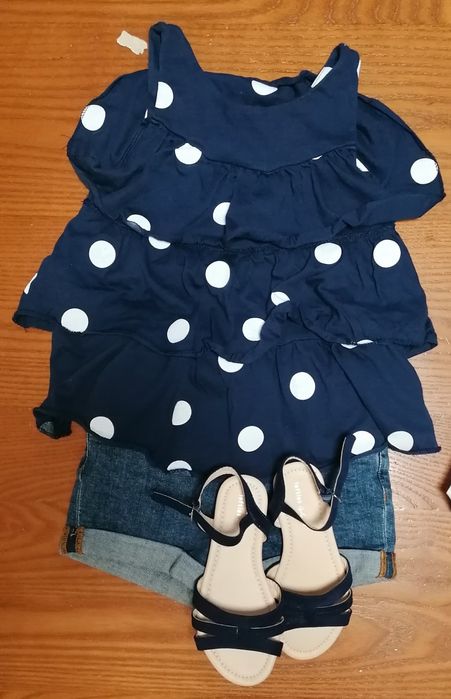 Calções e t-shirt 7-8 anos