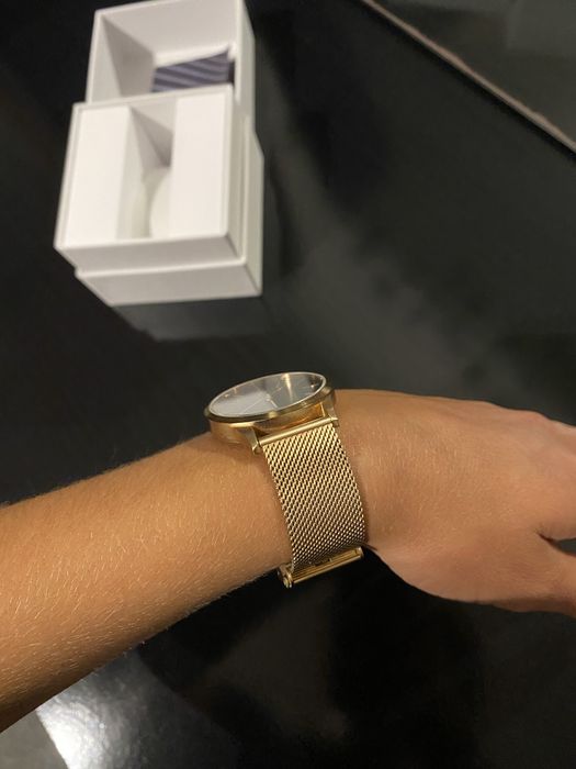 Relógio bronze rosa