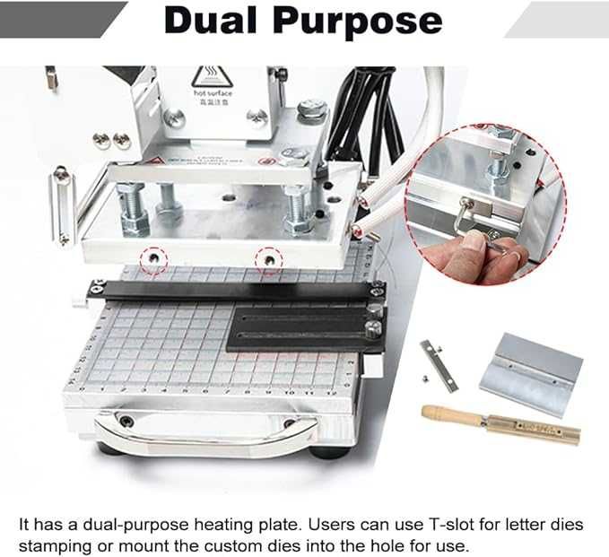 Profesjonalna maszyna do tłoczenia i znakowania materiałów
