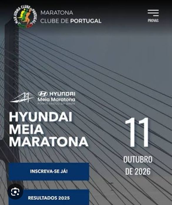 Dorsal Meia Maratona Lisboa de 11 Outubro