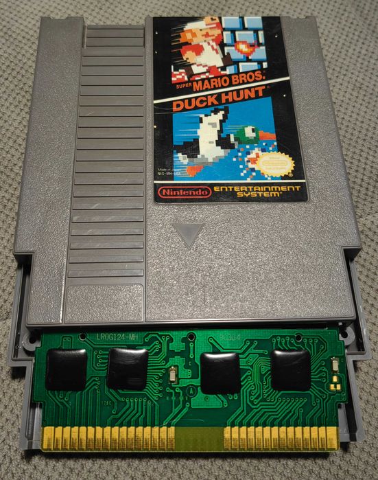 Super Mario Bros & Duck Hunt NES Nintendo Entertainment System NTSCbdb