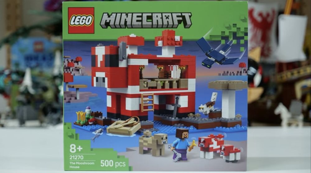 Lego minecraft 21270 грибний будинок