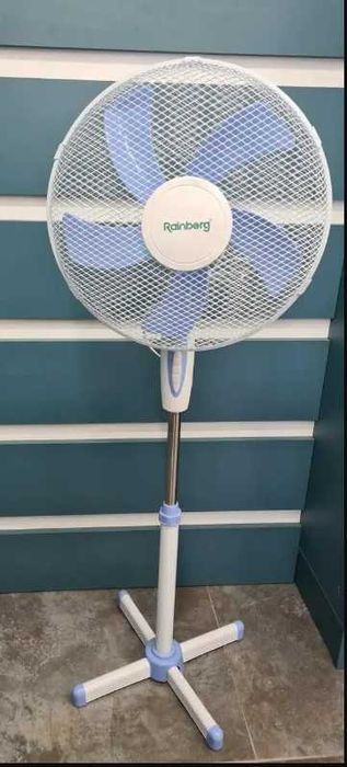 Підлоговий вентилятор Crown 40см, з таймером, 40Ват, 3 швидкості