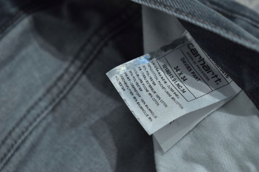 Carhartt Davies Męskie Jeansy Spodnie Dżinsowe W34 L34