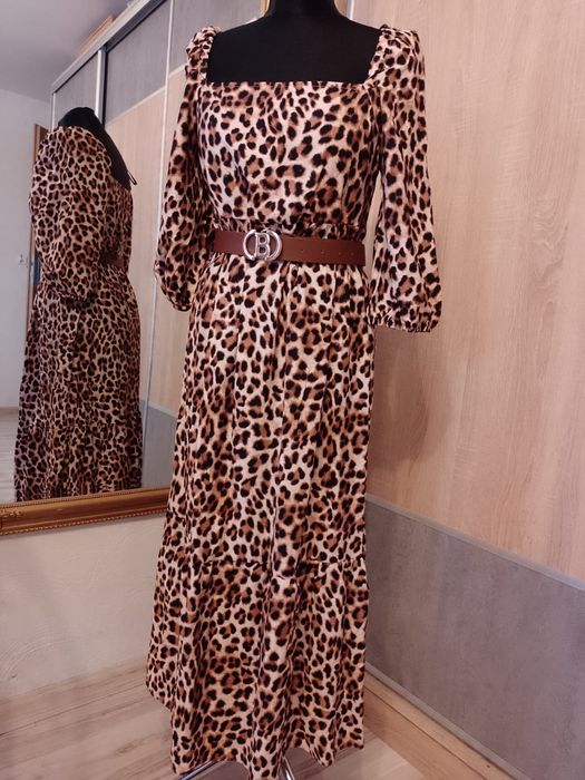 Nowa sukienka MIDI panterka rozm M Primark