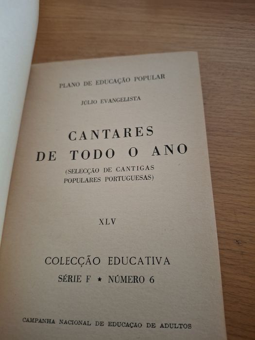 Cantares de todo ano livro canções portuguesas