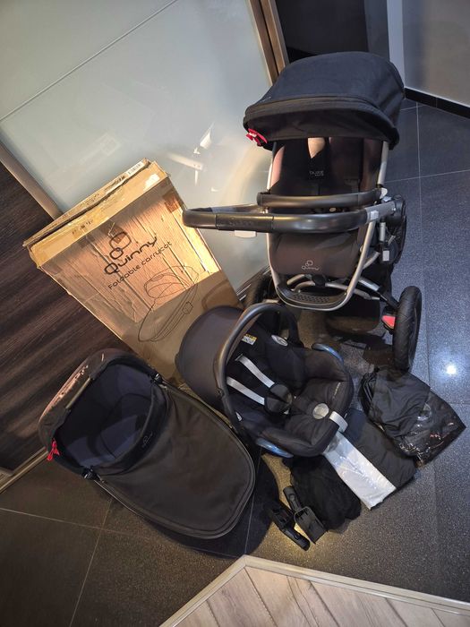 Wózek dziecięcy, KOMPLETNY Quinny buzz xtra + akcesoria! Idealny!