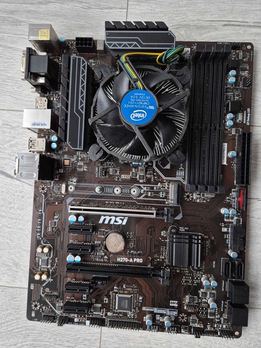 s1151 сет Intel Core i5-7500 3.8GHz з відеоядром + плата MSI. Trade-IN