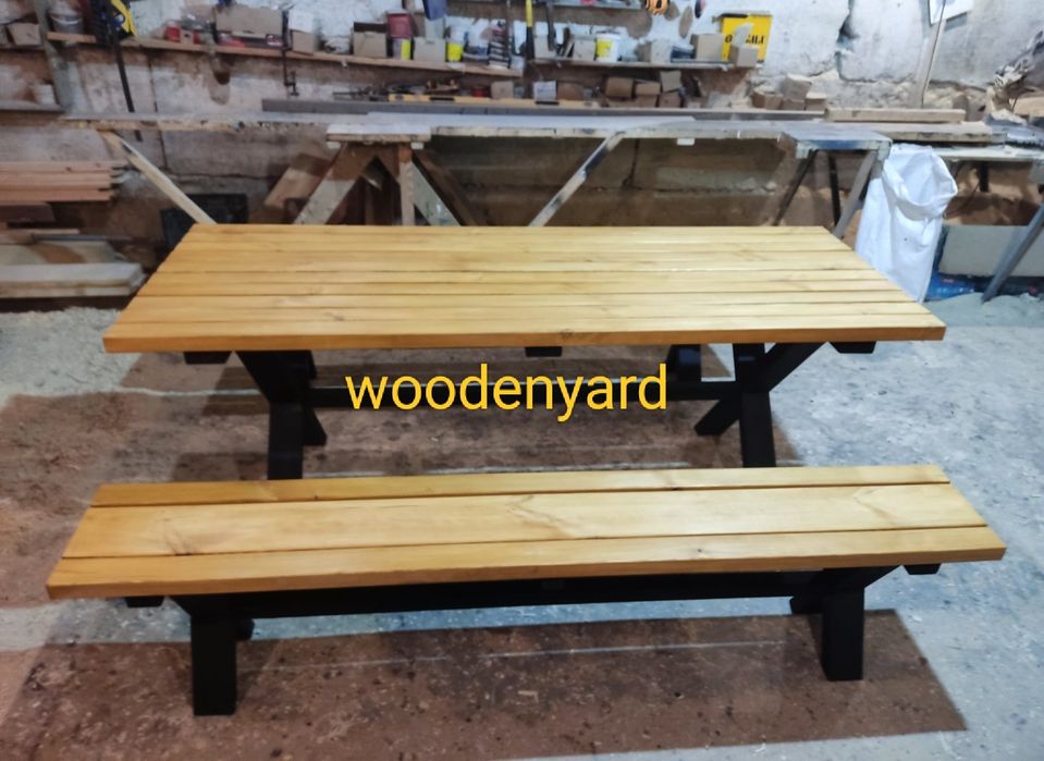 Набір меблів з дерева для дому та саду (Набор мебели)