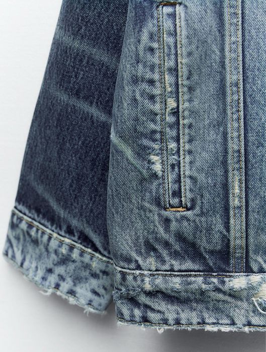 Джинсовий піджак Zara XS S
