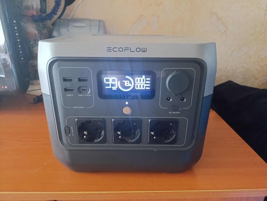 Ecoflow river 2 pro 768 ват/год, 1600ват потужність