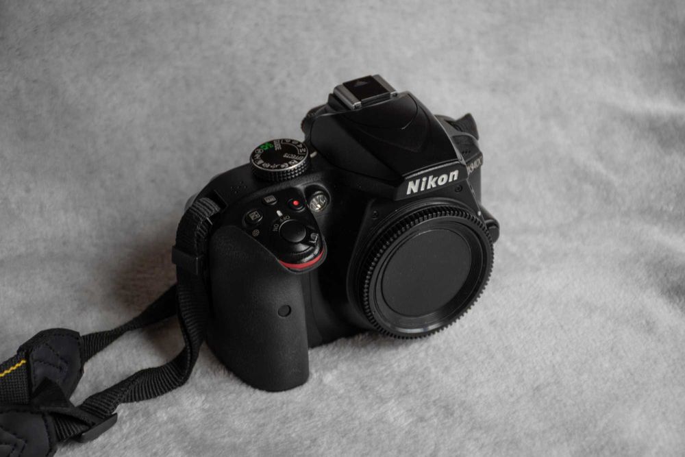 Aparat Nikon d3400 body zestaw, niski przebieg 24023 zdjęć
