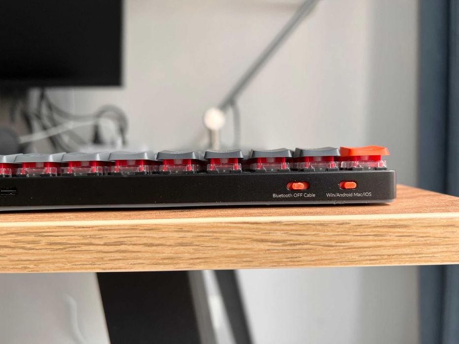 Клавіатура Keychron K3 Low Profile HotSwap Optical RGB Red K3E1