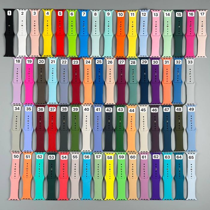 Ремінець Apple Watch Silicone Sport band силіконовий класичний