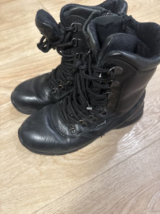 Botas Táticas Lavoro em pele (c/ fecho) estado bom (grande oportunidad