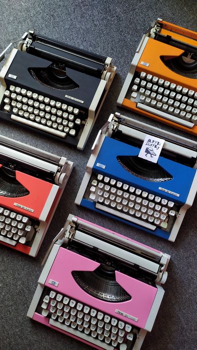 Друкарська машинка, печатная пишущая машинка