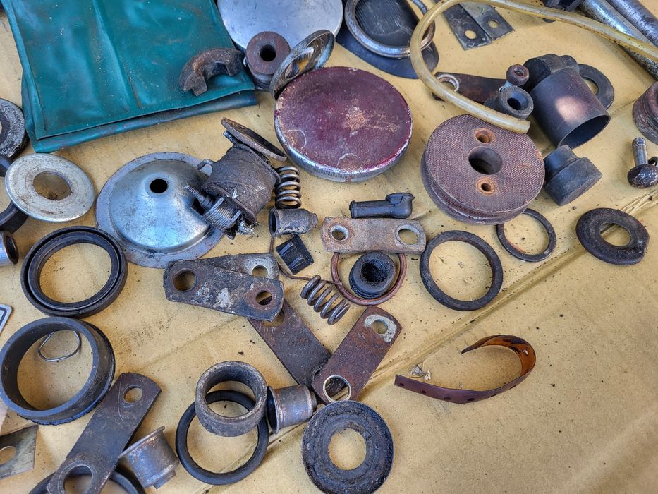 Pakiet części motocyklowych WSK 125 175 oś klakson pokrowiec Simson WF