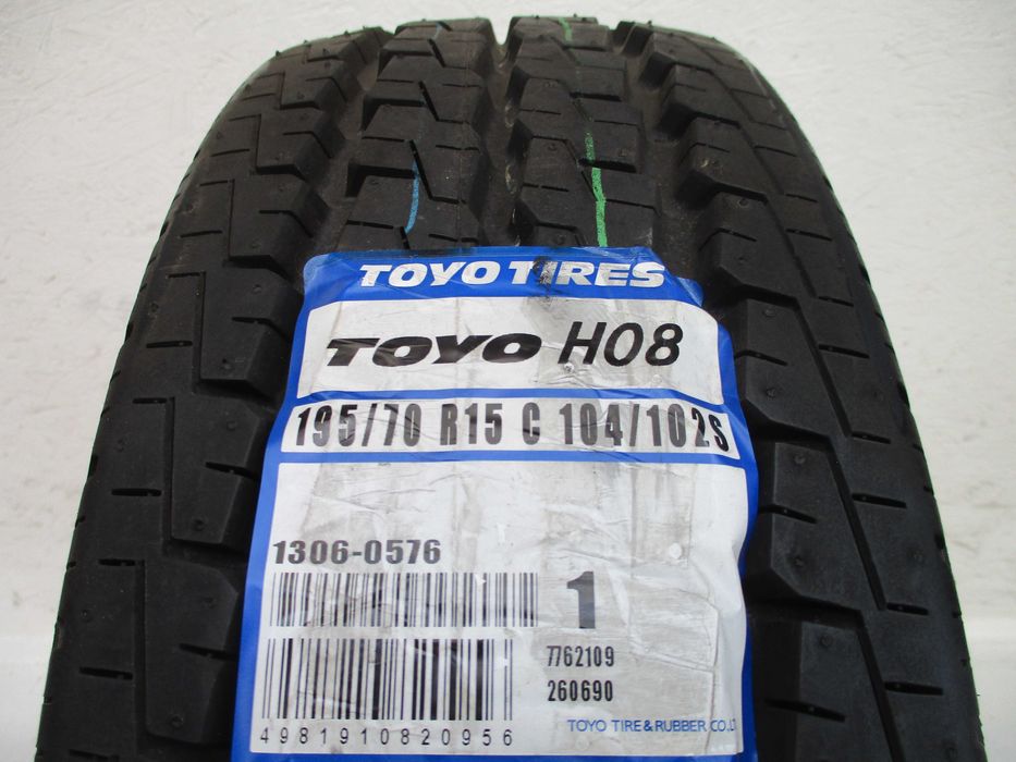 1x 195/70r15c Toyo H08 9,6mm 13r