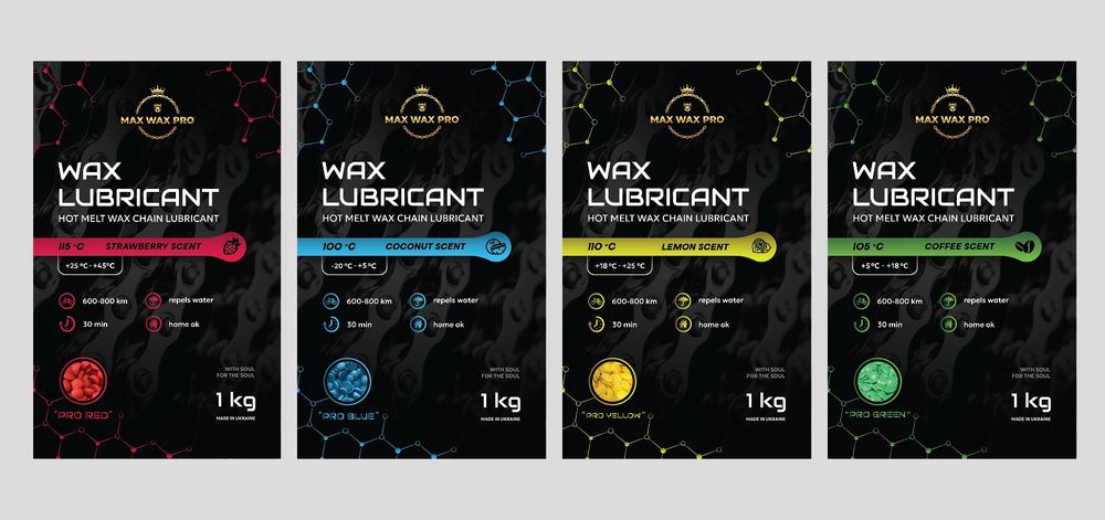 МАХ WAX PRO. Професійна воскова суміш для вело ланцюга.