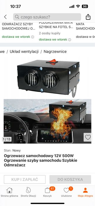 Farelka samochodowa 12 V