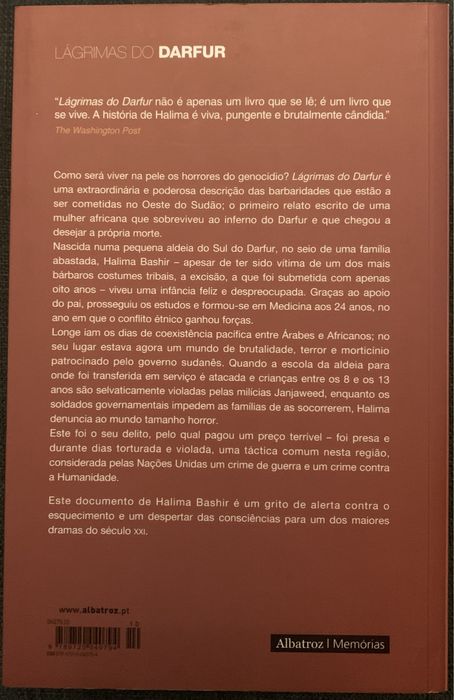 Lágrimas do Darfur de Halima Bashir e Damien Lewis