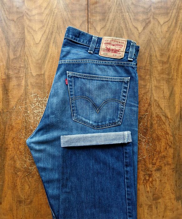 Джинсы (Levis 501/505) Синии. размр.W38-L33/34. Made in Mexico.