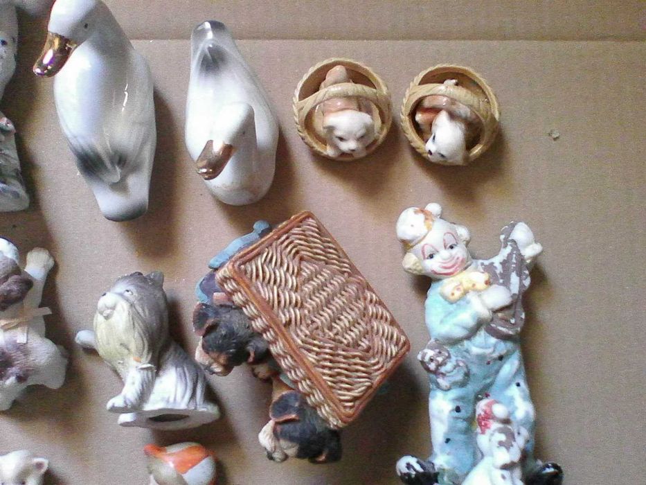 conjunto loiça alusiva a animais