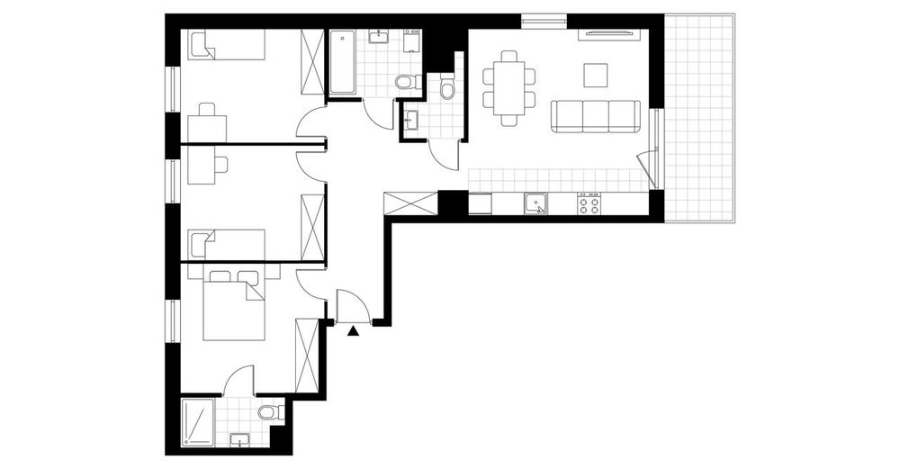 4-pokojowe mieszkanie 78m2 + balkon Bezpośrednio