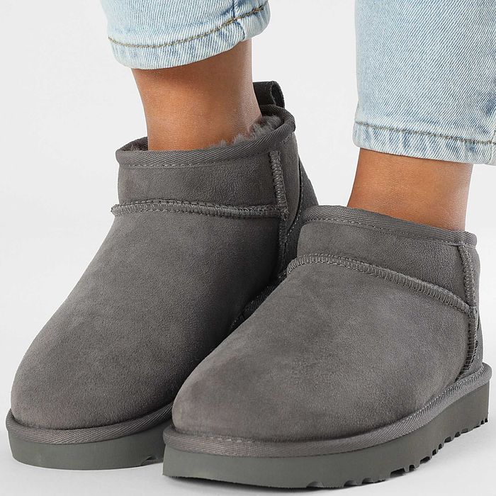 ОРИГІНАЛ UGG Classic Ultra Mini 1116109-GREY ботинки угги женские УГГ