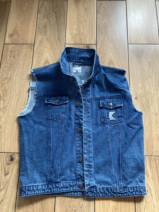 Karl Kani kamizelka jeans oversize L