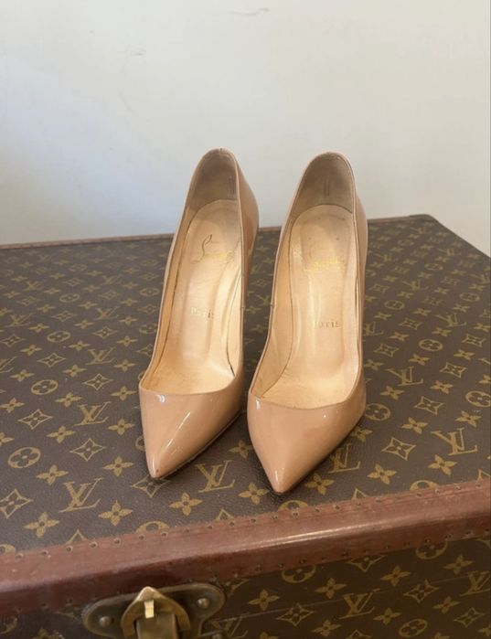 Sapato Nude Christian Loubotin Original