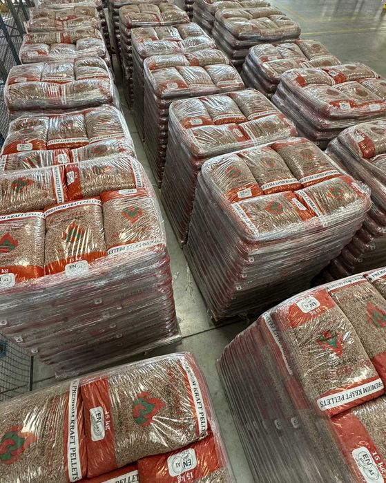 PELLET pelet sosnowy drzewny worki 15kg EN plus A1 dowóz 150 km GRATIS