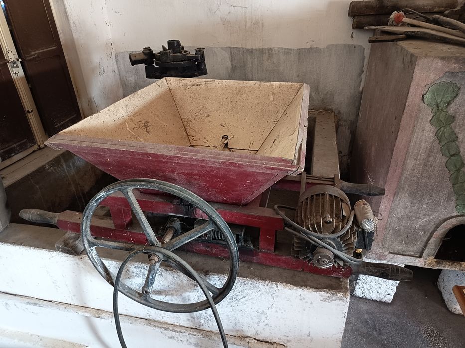Esmagador de uvas elétrico