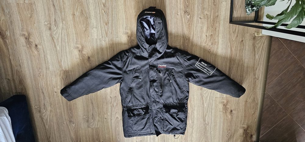 Peak Performance R&D EXP Gore-Tex Parka puchowa męska rozmiar XS z kapturem