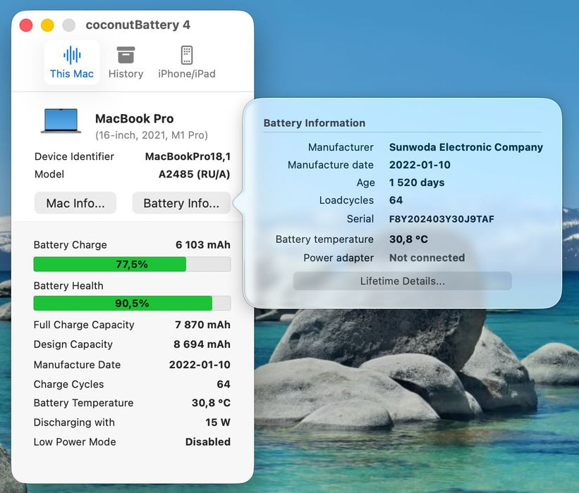 Apple MacBook A2485 M1 Pro/16Gb/512Gb