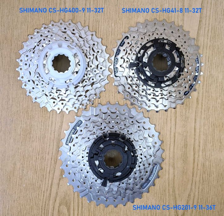 Кассета и трещетка Shimano 6-7-8-9-10-11-12 HG-200-400-41-4100-TZ500