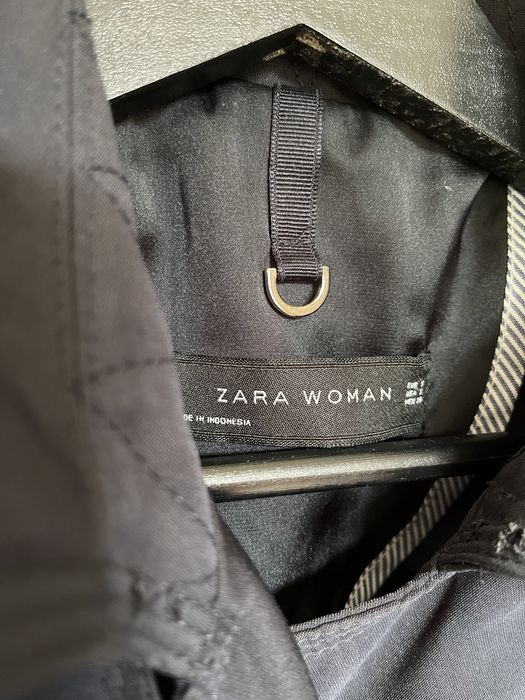 Trencz granatowy Zara