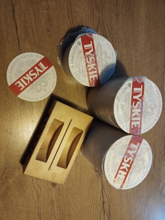 Nowe! Wafle do piwa + stojak