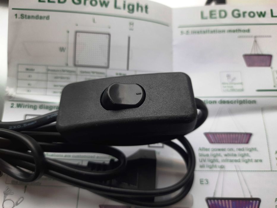 LED Фитолампа для Растений 256LED (Фито Гроубокс Рассада Зелень Цветы)