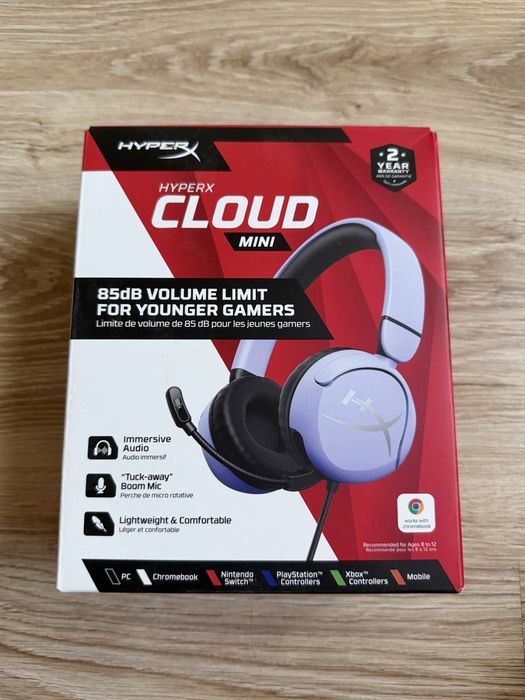 Słuchawki HyperX Cloud Mini Lawendowy